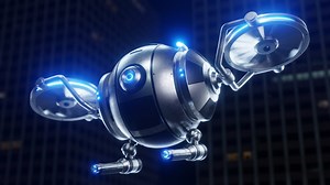 Sci-Fi Security Drone (Tutorial Files)