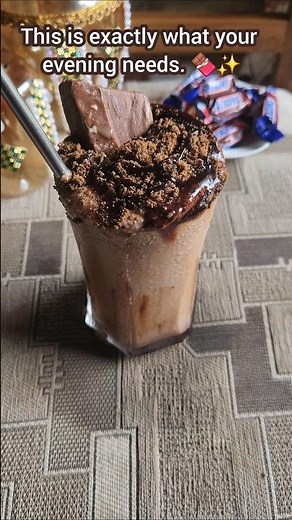 The Perfect Chocolate Milkshake Recipe in Just 2 Minutes! 🍫❤️