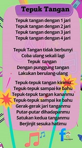 596 reactions · 234 shares | Bisa nih untuk ice breaking,melatih konsentrasi anak. #laguanak #icebreaking #tepuktangan #edukasi #seru | Tunas Harapan | Facebook