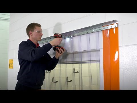 How to Install Vinyl Strip Door Kits