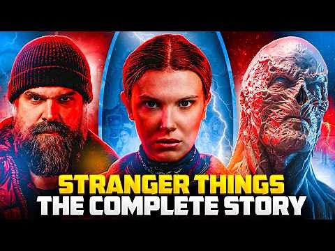 STRANGER THINGS Complete Story Recap | Season 1 to 4 Explained in Hindi