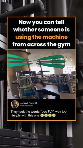 Now you can tell whether someone is using the machine from across the gym