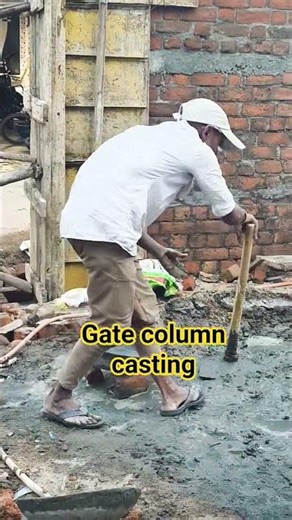 Column Casting #erakshaypatel #heavycivil #column #construction #buildingmaterial