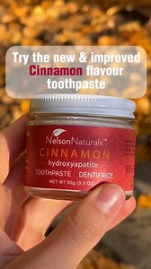 Cinnamon is back for the holidays and now with added hydroxyapatite! While stock lasts. Discover our mineral rich toothpaste, crafted with the power of pure hydroxyapatite for a clean, safe and remarkably effective dental care experience 🦷 Join our over 2000 five star reviews and thousands of loyal customers on a revolutionary new oral health care routine! ⭐⭐⭐⭐⭐ | Nelson Naturals