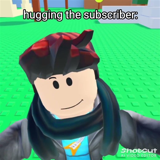 hugging the subscriber: #roblox #animation #me #subscriber #fyp #fypシ