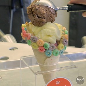 3.4M views · 5.8K shares | The Konery added Froot Loops to their ice cream cones and it's magical! ✨ | Food Network | Facebook