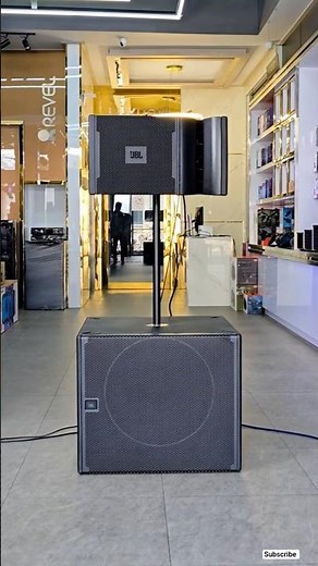 Compact Line Array System JBL VRX932LAPwith SRX918S Setup! #jbl #jblaudio #jblbass #viral