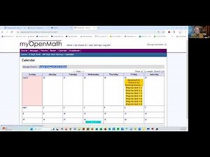Using the calendar to assign due dates in MyOpenMath