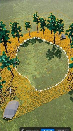 UE5.7 Spline PCG Masking Tutorial #unrealengine #pcg