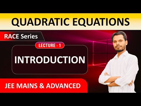 Quadratic Equations 01 | Introduction | Aqif Sir