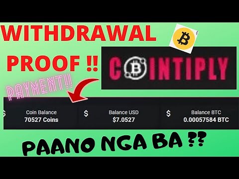 COINTIPLY : WITHDRAWAL PROOF | STEP BY STEP PAYMENT TUTORIAL