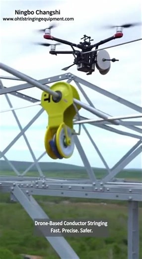 How Drones Revolutionize OHTL Conductor Stringing?