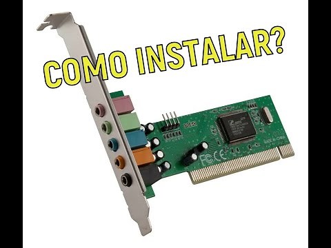 How to install a 5.1 sound card in your computer.