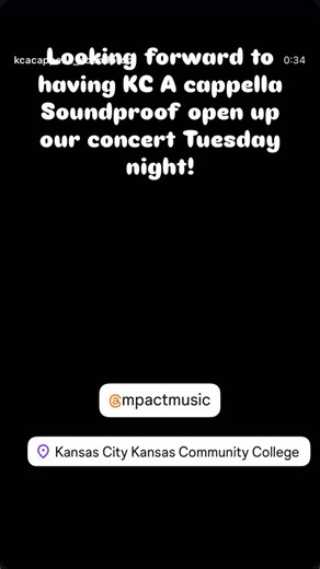 KCKCC Choirs/Vocal Jazz on Reels | Facebook