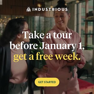 135K views | Start the New Year with a free week of premium office space when you tour before January 1st. | Industrious | Facebook