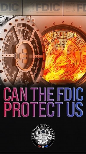 FDIC insurance backs up to $250,000 of our deposits in the case of catastrophic bank failure… but can they actually protect us? After all, after the fiscal stimulus of 2020 the FDIC’s designated reserve ratio fell to a staggering 1.35% so the question becomes… what will happen if an emergency actually does occur? It seems like we just have to believe in old Uncle Sam to protect us if the worst case scenario were to occur. We all trust him right? #FDIC #Banking #Currency #Economy | Far Out With F