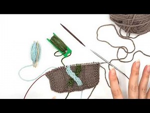 Intarsia Cable Knitting Tutorial