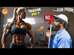 ANGRY WOMEN BODYBUILDER Shocks ANATOLY in a GYM 💪 | Anatoly GYM PRANK #8