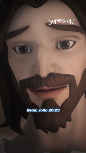 Believe in God with all your heart! 🥰✝️🙌🏻 . . . . . SUPERBOOK Bringing Bible Stories and Jesus' love to kids everywhere Series App Academy Outreach | Superbook