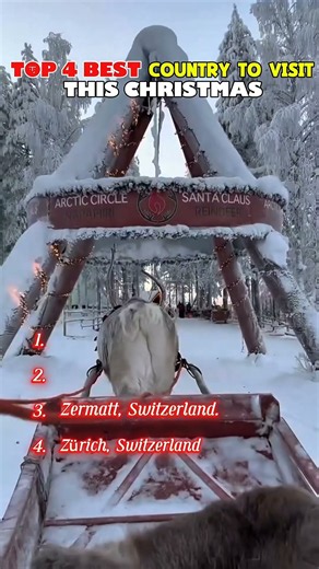 Ranking the Best Places to Visit This Christmas 🎄✈️ #shorts