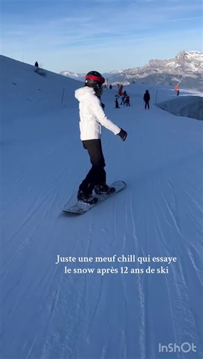 #snowboard #débutant #megève