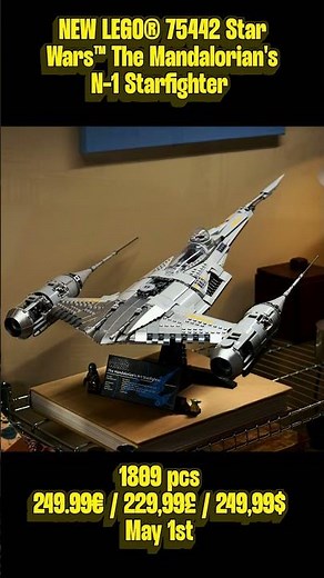 New LEGO UCS: 75442 Star Wars™ The Mandalorian’s N-1 Starfighter™ and the 40917 GWP™ The Darksaber