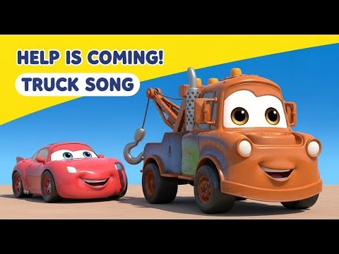 Toby the Tow Truck Song 🚛 Nursery Rhymes & Kids Songs about Street Vehicles