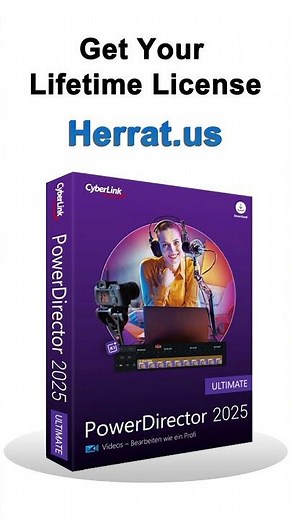 CyberLink PowerDirector Ultimate 2025 For Windows (Lifetime License key)
