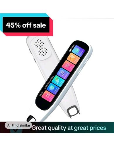 45% off... 🌍 Speak 134 languages in seconds! This Smart Translation Pen is your pocket-sized interpreter — scan, speak, and connect worldwide. Now 45% OFF! 🎯 #TikTokMadeMeBuyIt #TranslationPen #LanguageHack #StudyTool #TravelGadget #SmartTech #BackToSchool #TechTok #SummerSale #MultilingualMagic