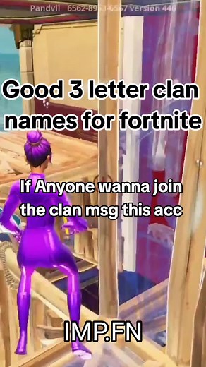 Best 3 Letter Clan Names for Fortnite