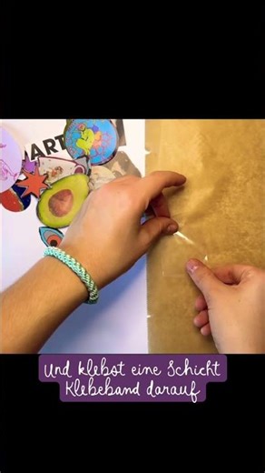 Wie du ganz einfach Sticker zuhause machen kannst ⭐️🐞🌝 #diy #viral #basteln #fyp #kreativ #sticker