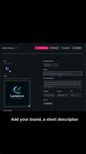 With Immersive, you can create your company profile in minutes and make it visible to invest #shorts