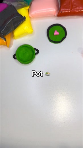Making a Cute Pot from Air Dry Clay 🍲✨ | Easy Clay Idea