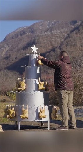 Flame-Grilled Chicken Skewers: Cooking Over Fire