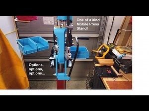 Mobile Reloading Press Stand Transformation: Final Form - Now One of a Kind!