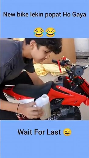 New bike lekin popat Ho Gaya 😂😅 || Sourav Joshi vlogs || #shorts #youtubeshorts