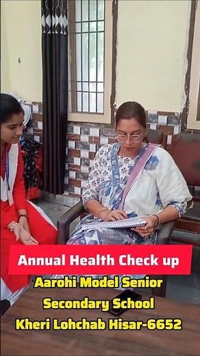 Regular Health Checkup at School: Stay Healthy। Stay Aware