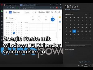 Gmail Konto mit Windows 10 Kalender synchronisieren