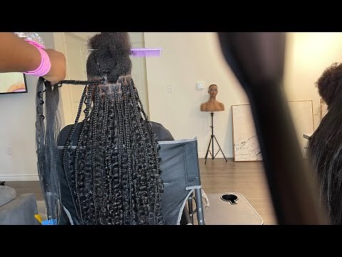 MEDIUM KNOTLESS GODDESS BOHO BOX BRAIDS TUTORIAL | #knotlessgoddessboxbraids
