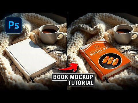 Create Realistic Book Mockups in Photoshop | Easy & Professional Tutorial (No Plugins)