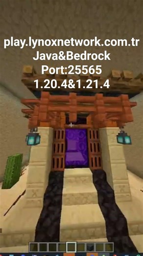play.lynoxnetwork.com.tr Port:25565 1.20.4&1.21.4 Java&Bedrock #keşfet #keşfetbeniöneçıkar