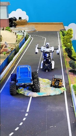 Remote control cars 🚜 stuck #builderc