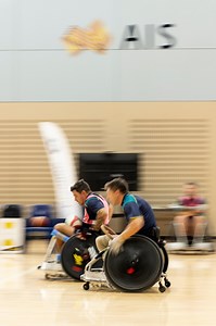 Fast-paced, physical, and full of heart—Wheelchair Rugby, also known as ‘Murderball,’ is easily one of the most thrilling sports the Invictus Games Vancouver Whistler has to offer! Competitors navigate the court in wheelchairs using strength, strategy, and teamwork to outmaneuver opponents and score by crossing the goal line. Hear from Invictus and Warrior Games alumnus Shane Bramley as he shares what makes this intense sport his favorite. 💪 Keep a lookout as we near the Invictus Games Vancouve