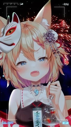 Summer memories with a fox spirit 🌻 #shorts #vtuber