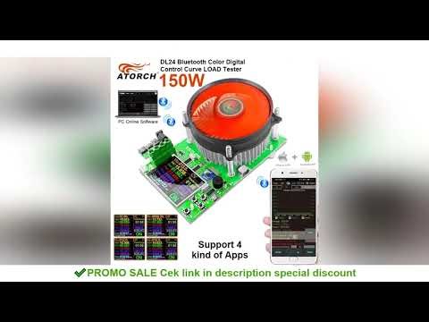 150W 25A Battery Capacity 4-wire Tester DC USB Tester Electronic Load Lithium Discharge Monitor Powe