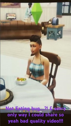 Not eating bug in the sims 4!! #thesims4 #annoyingbug #mysimwonteat #noteating #bug