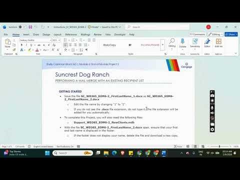 Shelly Cashman Word 365 | Module 6: End of Module Project 2 Suncrest Dog Ranch #shellycashman