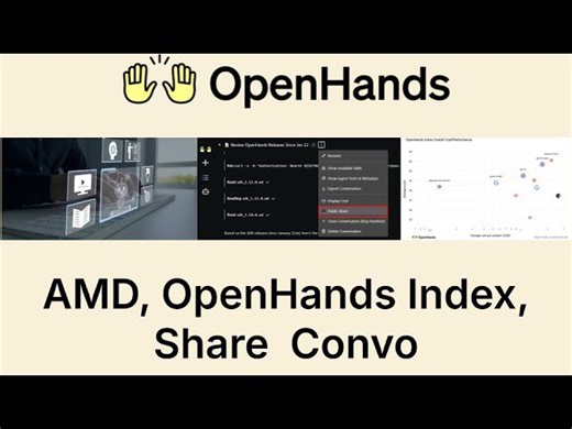 OpenHands Index Explained in Community Call plus AMD and Share Convos | OpenHands