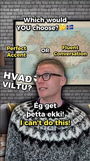 Perfect Accent vs Fluent Icelandic ?🇮🇸