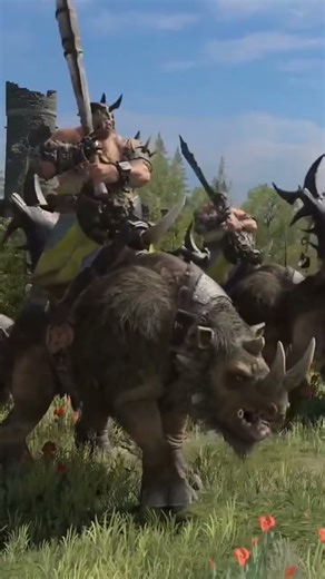 Ogre rhinox rider #ogrekingdoms #gamesworkshop #totalwarwarhammer3 #gamingclips #gaming #majestic